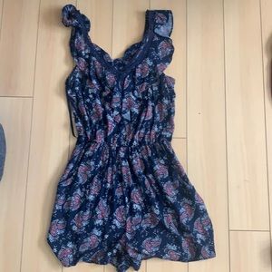 Blue Francesca Romper, size -Small
